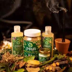Maya Green Herbal Face Pack + Face Wash + Cream