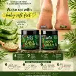 Aloe Tea Tree Foot Cream + Foot Scrub